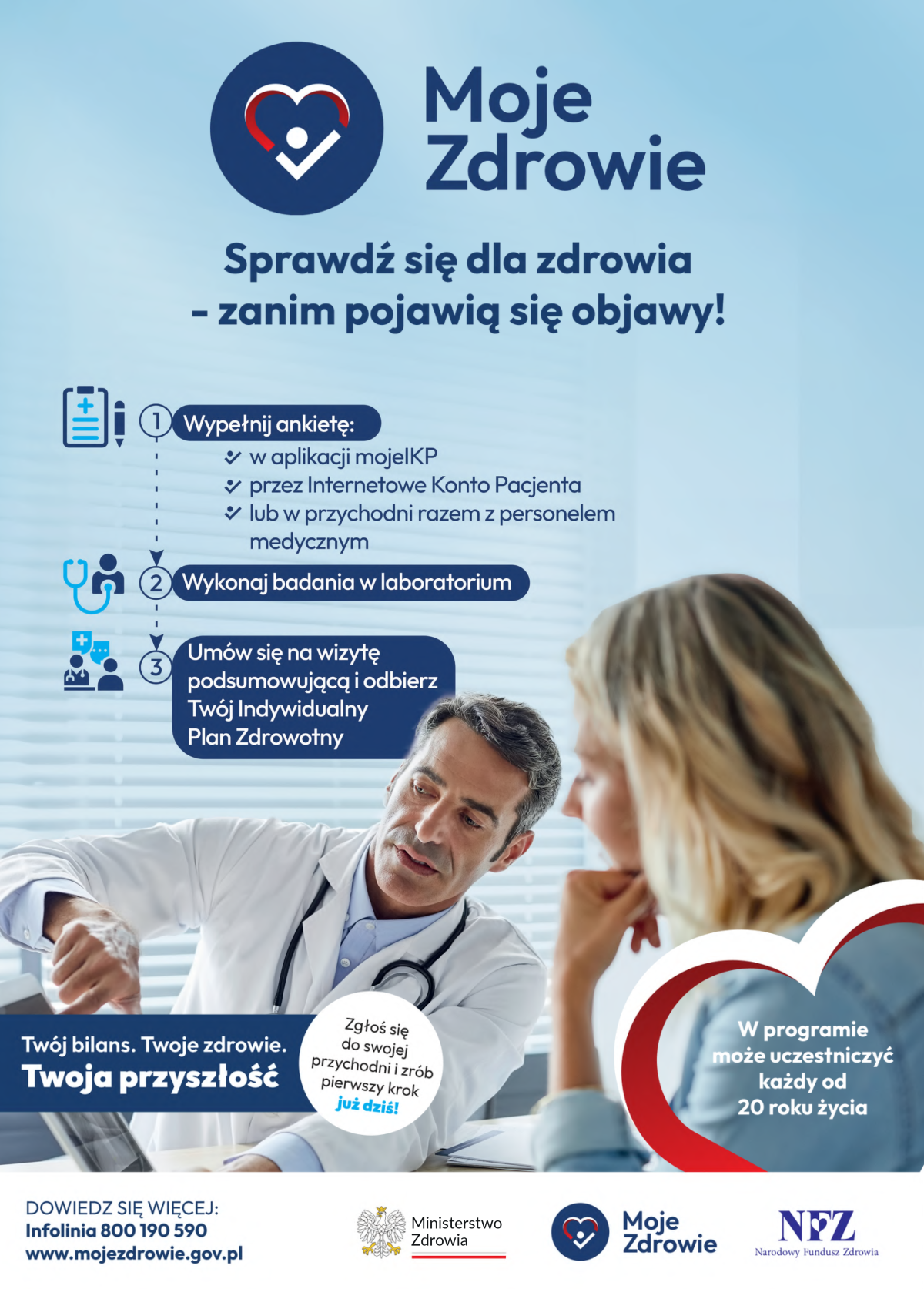 "Moje zdrowie" - bilans zdrowia dorosłego człowieka